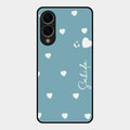 Be Loved Customized Glass Case Cover Sky Blue For Samsung Galaxy S25 Edge 5G
