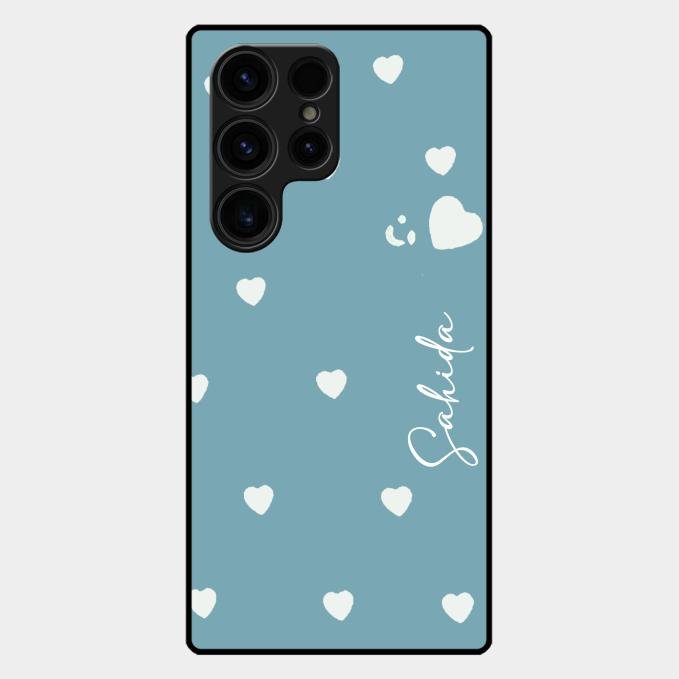 Be Loved Customized Glass Case Cover Sky Blue For Samsung Galaxy S26 Ultra 5G