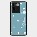 Be Loved Customized Glass Case Cover Sky Blue For Vivo T2 Pro 5G