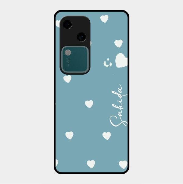 Be Loved Customized Glass Case Cover Sky Blue For Vivo V30 5G