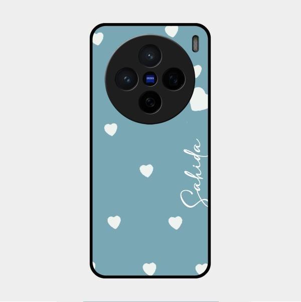 Be Loved Customized Glass Case Cover Sky Blue For Vivo X200 5G