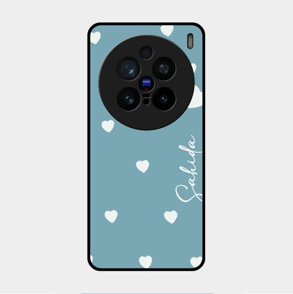 Be Loved Customized Glass Case Cover Sky Blue For Vivo X200 Pro 5G