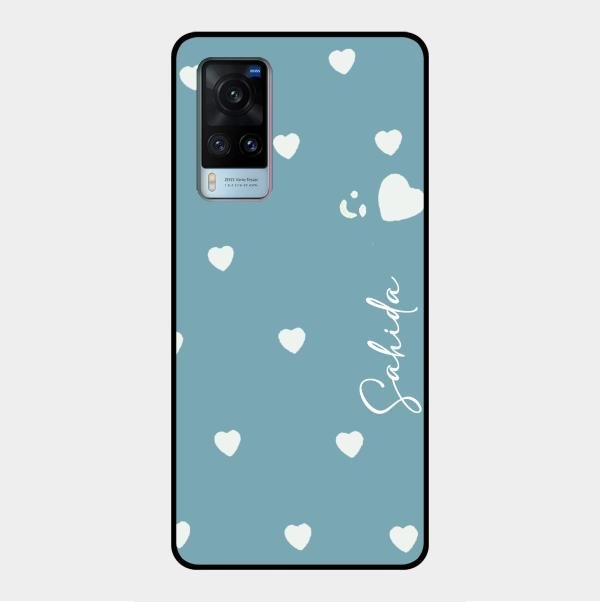 Be Loved Customized Glass Case Cover Sky Blue For Vivo X60 5G