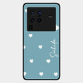 Be Loved Customized Glass Case Cover Sky Blue For Vivo X80 Pro 5G