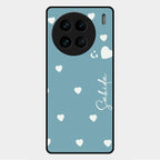 Be Loved Customized Glass Case Cover Sky Blue For Vivo X90 Pro 5G