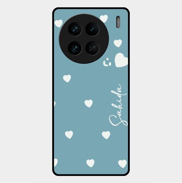 Be Loved Customized Glass Case Cover Sky Blue For Vivo X90 Pro 5G