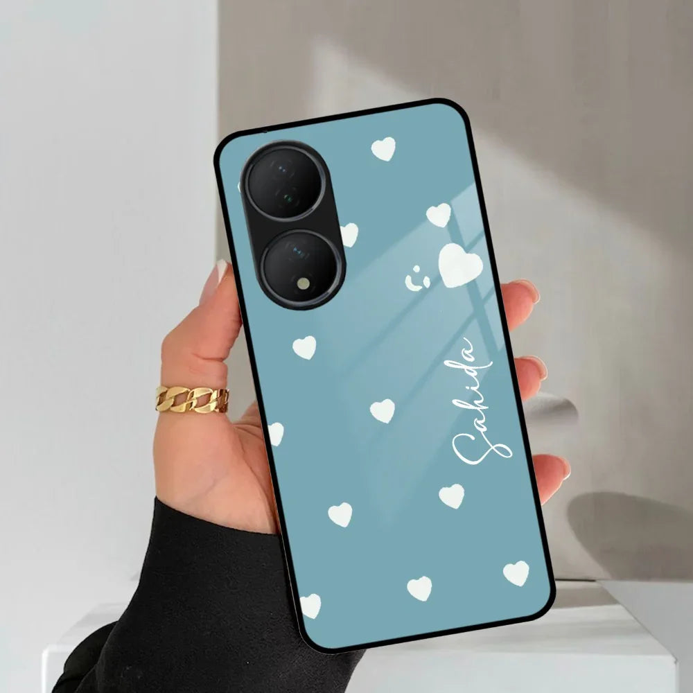 Be Loved Customized Glass Case Cover Sky Blue For Vivo - ShopOnCliQ