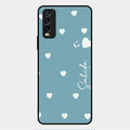 Be Loved Customized Glass Case Cover Sky Blue For Vivo Y12G
