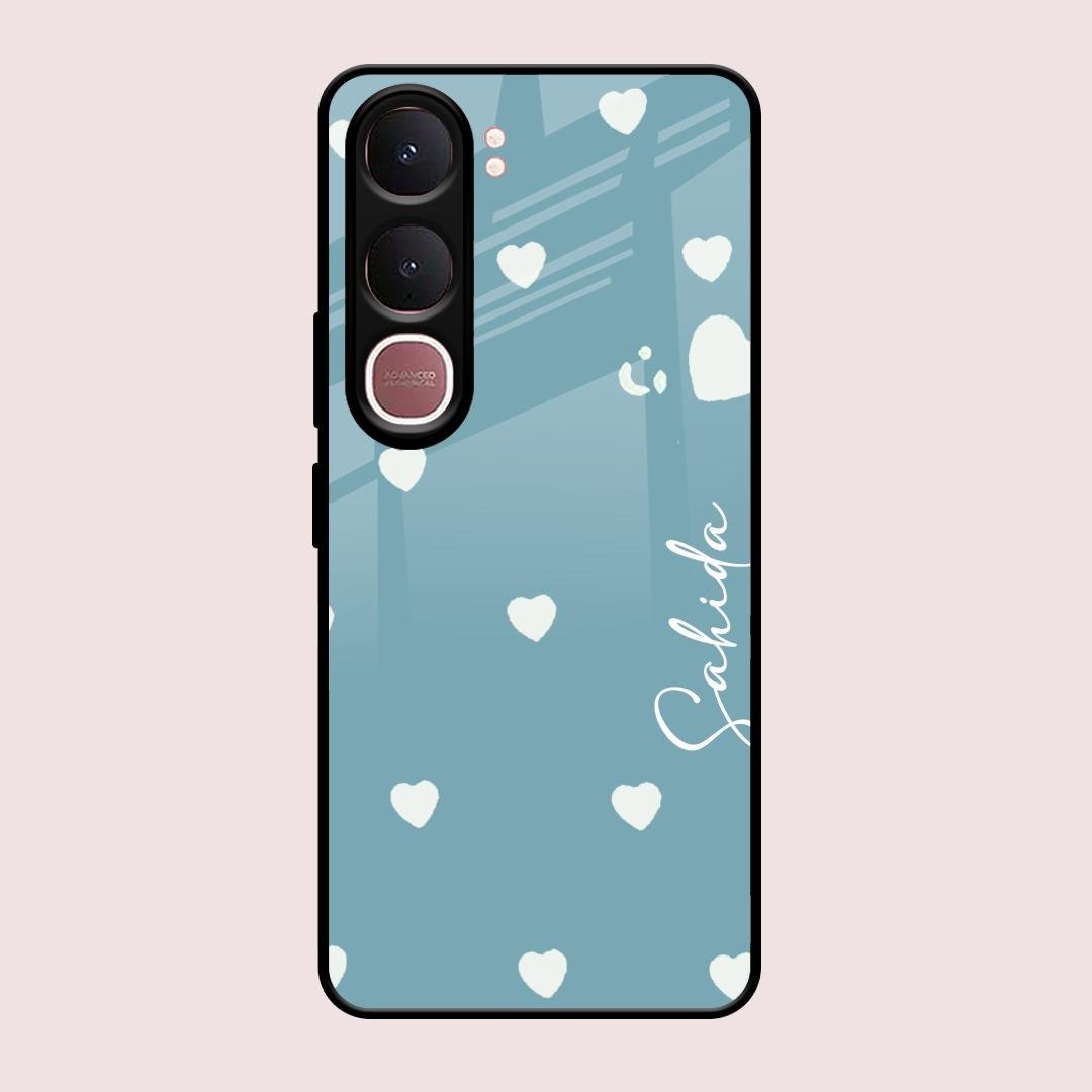 Be Loved Customized Glass Case Cover Sky Blue For Vivo Y31 5G
