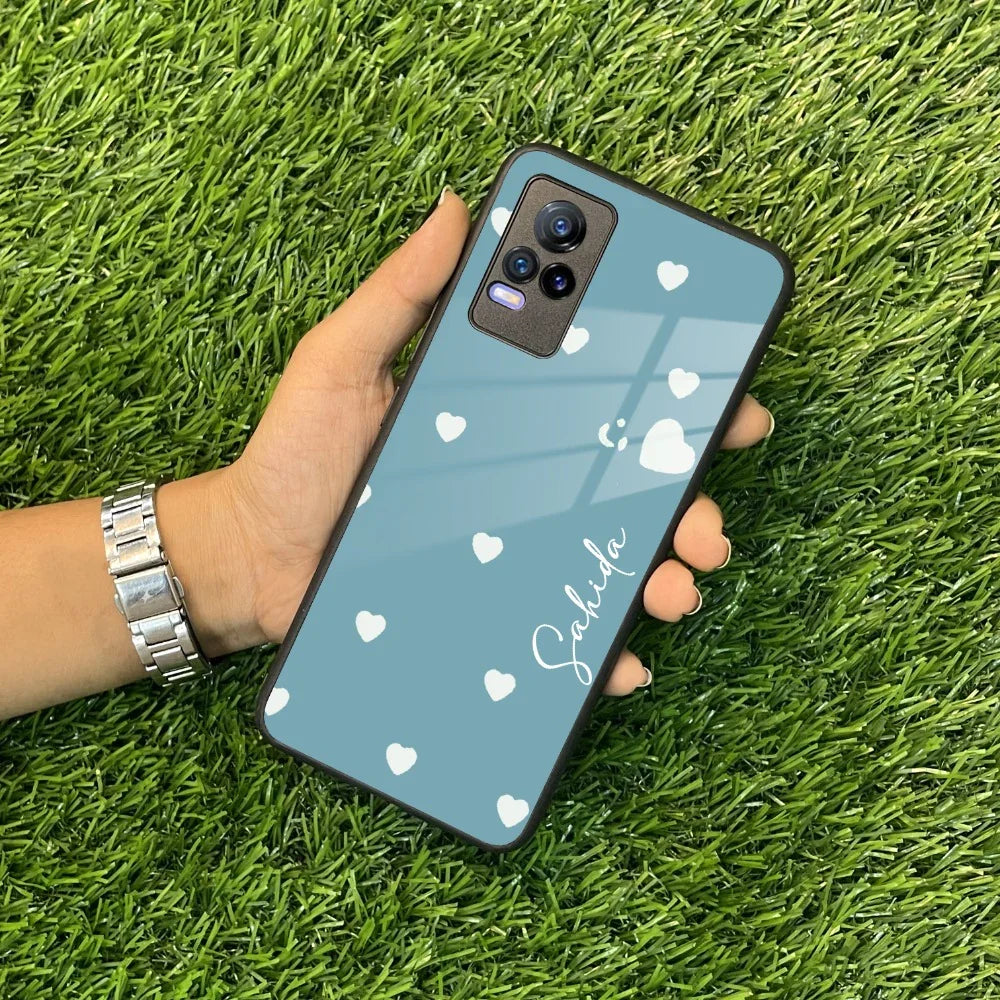 Be Loved Customized Glass Case Cover Sky Blue For Vivo - ShopOnCliQ