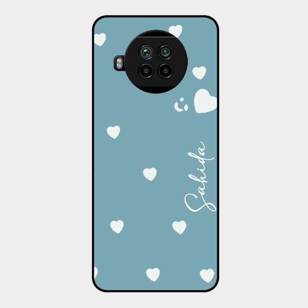 Be Loved Customized Glass Case Cover Sky Blue For Xiaomi Mi 10I 5G