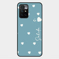 Be Loved Customized Glass Case Cover Sky Blue For Xiaomi Redmi 10 Prime 2022