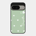 Be Loved Glossy Customised Metal Case Cover Mint Green For Google Pixel 9 5G