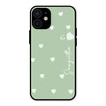 Be Loved Glossy Customised Metal Case Cover Mint Green For iPhone 12 mini