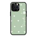 Be Loved Glossy Customised Metal Case Cover Mint Green For iPhone 13 Pro Max