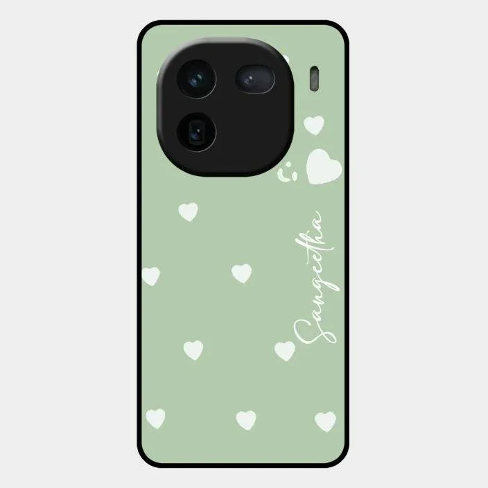 Be Loved Glossy Customised Metal Case Cover Mint Green For Iqoo 12 5G