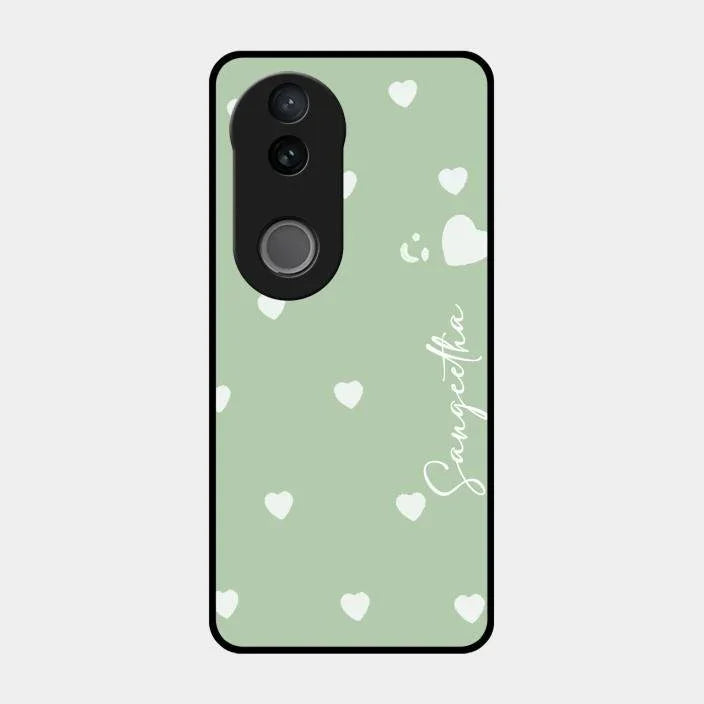 Be Loved Glossy Customised Metal Case Cover Mint Green For Iqoo Z10R