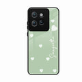 Be Loved Glossy Customised Metal Case Cover Mint Green For Motorola Edge 50