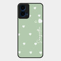 Be Loved Glossy Customised Metal Case Cover Mint Green For Motorola G45 5G