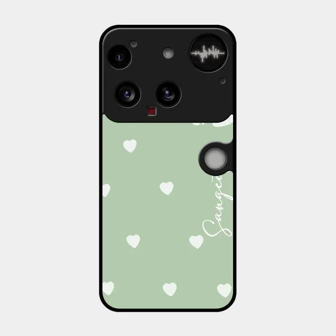 Be Loved Glossy Customised Metal Case Cover Mint Green For Nothing Phone 3 5G