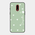 Be Loved Glossy Customised Metal Case Cover Mint Green For Oneplus 7
