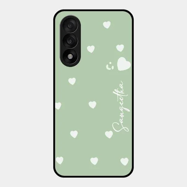 Be Loved Glossy Customised Metal Case Cover Mint Green For Oneplus Nord 5 5G