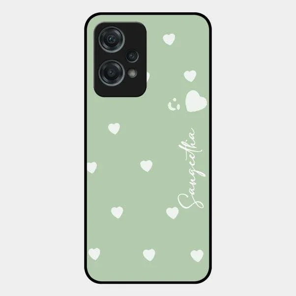 Be Loved Glossy Customised Metal Case Cover Mint Green For Oneplus Nord Ce 2 Lite 5G