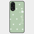 Be Loved Glossy Customised Metal Case Cover Mint Green For Oppo A78 5G