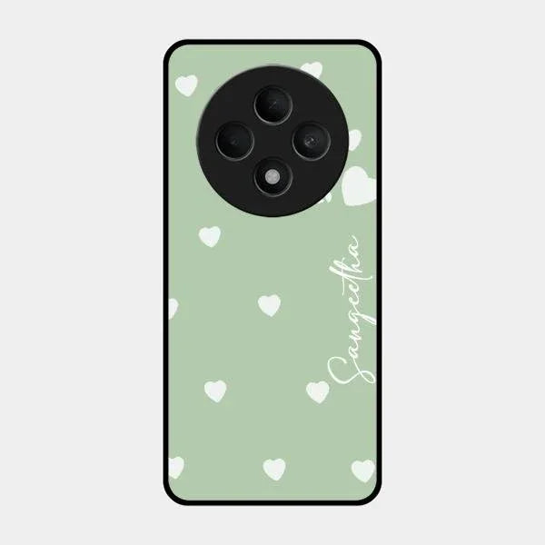 Be Loved Glossy Customised Metal Case Cover Mint Green For Oppo F27 5G