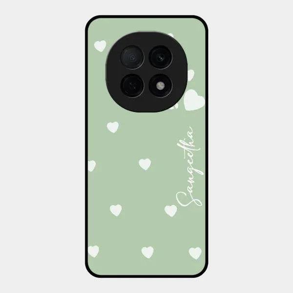 Be Loved Glossy Customised Metal Case Cover Mint Green For Oppo F29 Pro 5G