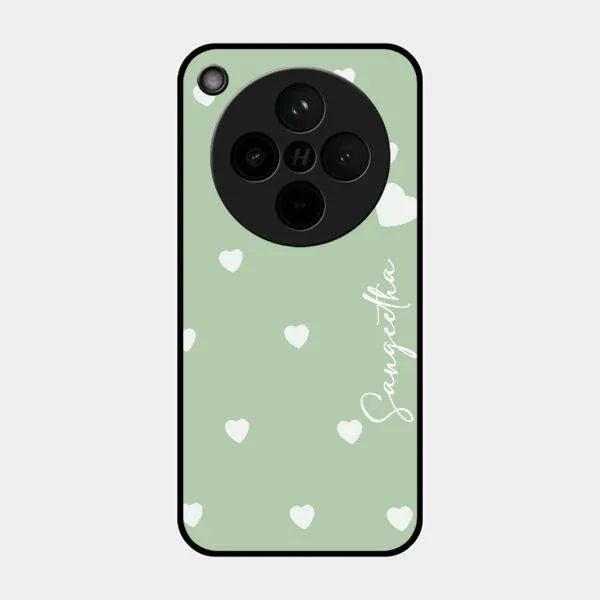 Be Loved Glossy Customised Metal Case Cover Mint Green For Oppo Find X8 5G