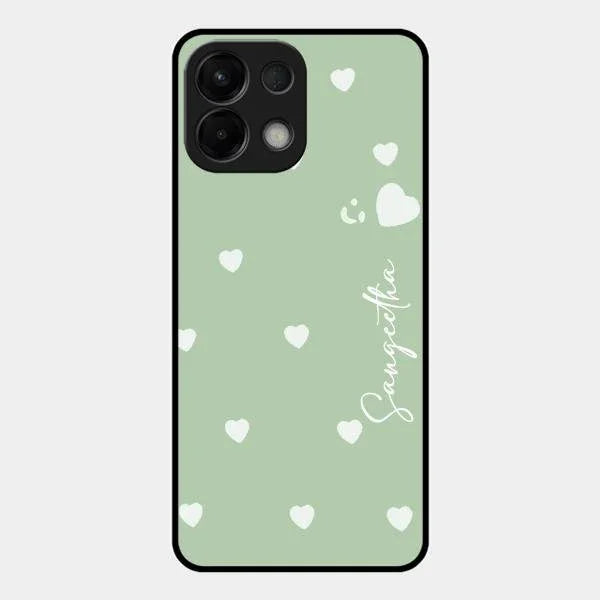 Be Loved Glossy Customised Metal Case Cover Mint Green For Oppo K13 5G