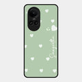 Be Loved Glossy Customised Metal Case Cover Mint Green For Oppo Reno 10 Pro 5G