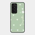 Be Loved Glossy Customised Metal Case Cover Mint Green For Oppo Reno 12 Pro 5G