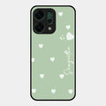 Be Loved Glossy Customised Metal Case Cover Mint Green For Oppo Reno 14 5G
