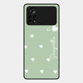 Be Loved Glossy Customised Metal Case Cover Mint Green For Poco X4 Pro 5G
