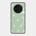 Be Loved Glossy Customised Metal Case Cover Mint Green For Realme 12 5G