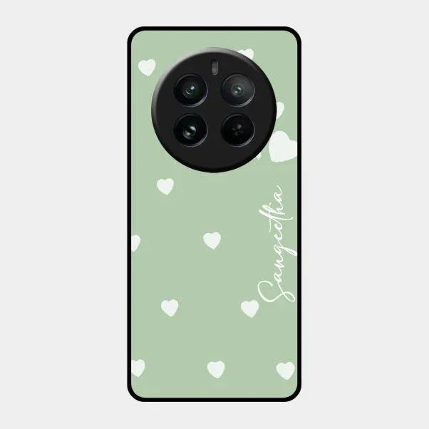 Be Loved Glossy Customised Metal Case Cover Mint Green For Realme 12 Pro 5G
