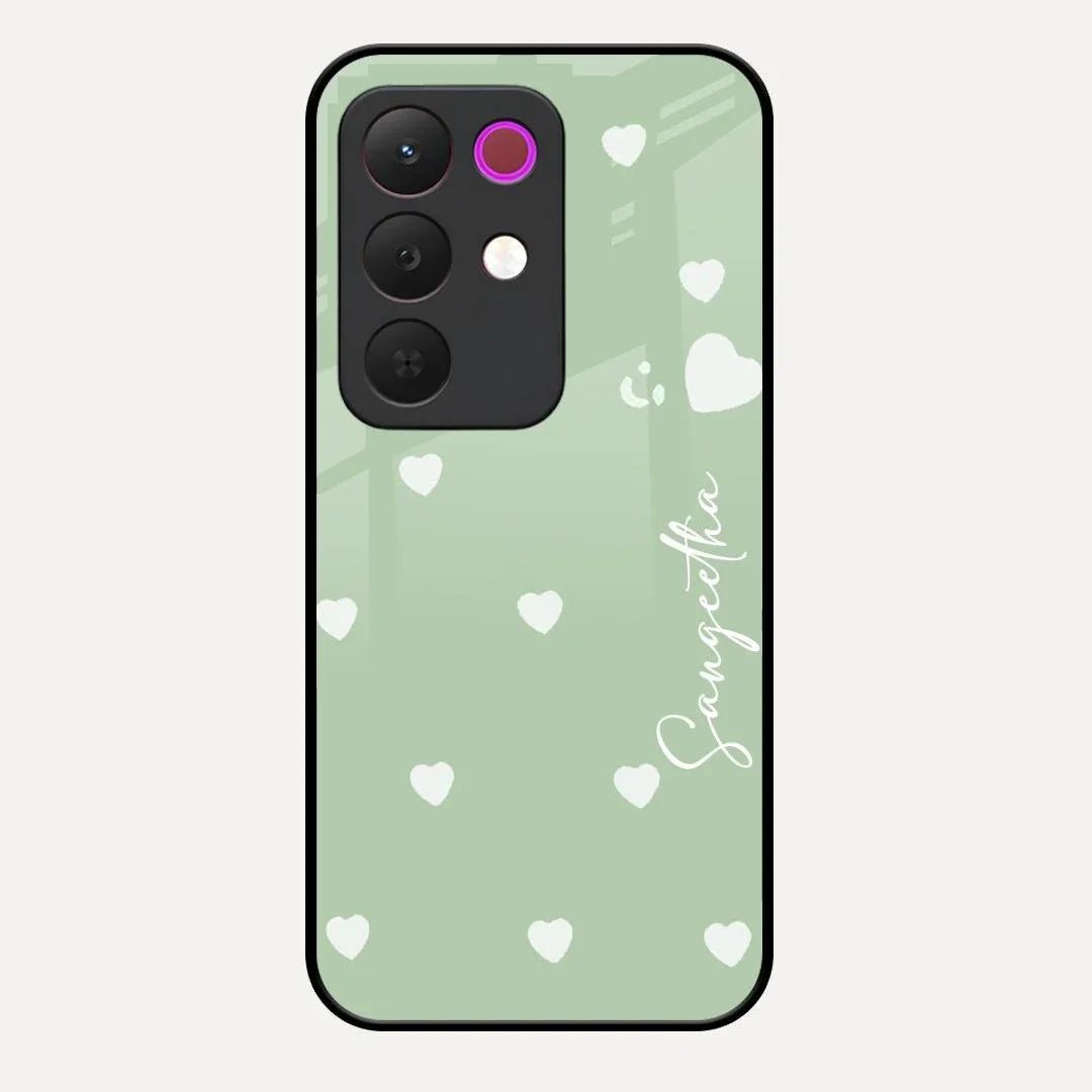 Be Loved Glossy Customised Metal Case Cover Mint Green For Realme 15X 5G
