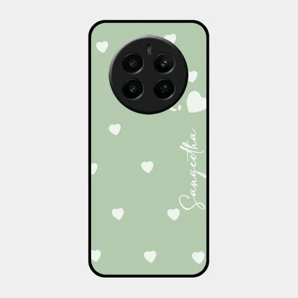 Be Loved Glossy Customised Metal Case Cover Mint Green For Realme Narzo 70 Pro 5G
