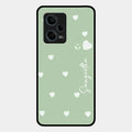 Be Loved Glossy Customised Metal Case Cover Mint Green For Redmi Note 12 Pro 5G
