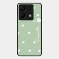 Be Loved Glossy Customised Metal Case Cover Mint Green For Redmi Note 13 Pro 5G