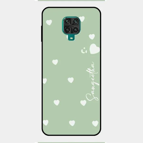 Be Loved Glossy Customised Metal Case Cover Mint Green For Redmi Note 9 Pro Max