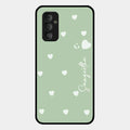 Be Loved Glossy Customised Metal Case Cover Mint Green For Samsung Galaxy F23 5G