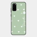 Be Loved Glossy Customised Metal Case Cover Mint Green For Samsung Galaxy S20