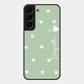 Be Loved Glossy Customised Metal Case Cover Mint Green For Samsung Galaxy S22 Plus 5G