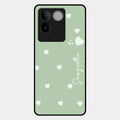 Be Loved Glossy Customised Metal Case Cover Mint Green For Vivo T2 Pro 5G