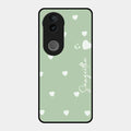 Be Loved Glossy Customised Metal Case Cover Mint Green For Vivo T4R 5G