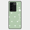 Be Loved Glossy Customised Metal Case Cover Mint Green For Vivo V27 Pro 5G