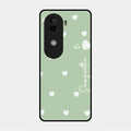 Be Loved Glossy Customised Metal Case Cover Mint Green For Vivo V40E 5G